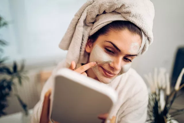 Clean beauty face mask